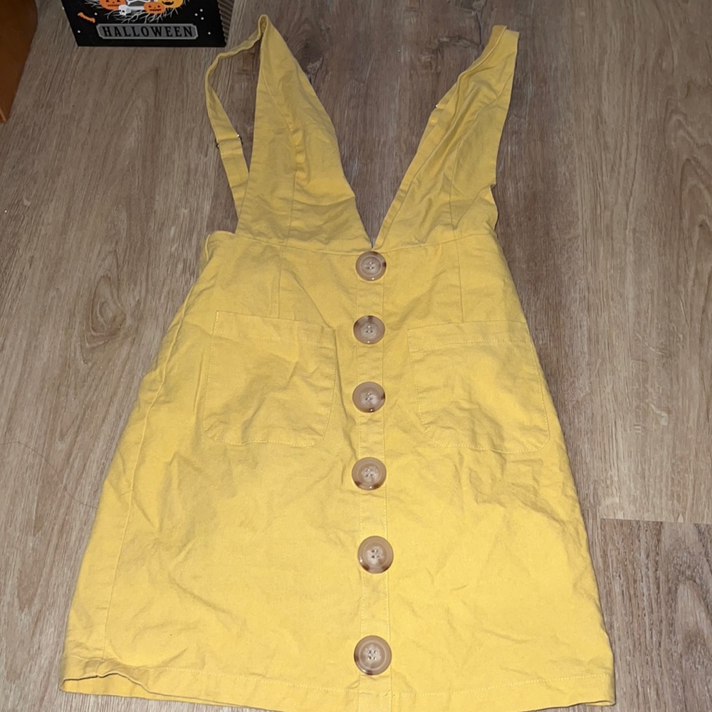 Yellow boutique overall dress